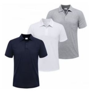 POLO Polo homme à manches courtes ( lot de 3 ) bleu mar