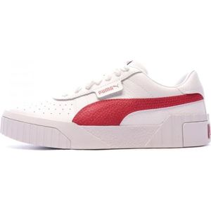 BASKET Baskets Blanc/Rouge Femme Puma Cali