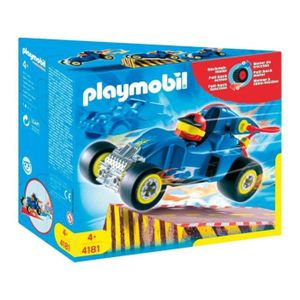 UNIVERS MINIATURE Playmobil - 4181 - Pilote + Voiture + Transformabl