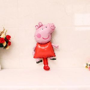 Ballon Peppa Pig Fleur Rouge - Ballons Anniversaire 