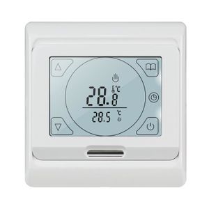 THERMOSTAT D'AMBIANCE Thermostat de chauffage par le sol LCD numérique c