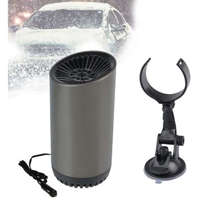 Amplificateur De Voiture Ventilateurs De Refroidissement 2 En 1 Chauffage Ou Ventilateur De Voiture Portable 12V 150W Chauffage Rapide Et Refroidissement Voiture Defogger Defroster-Rouge