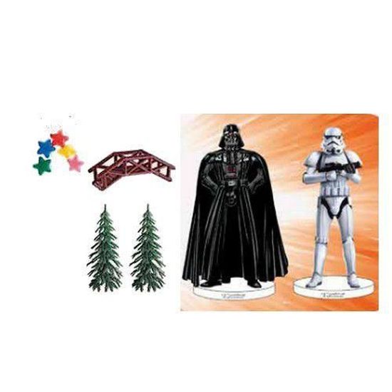 Kit Deco Gateau Star Wars Dark Vador Stormtrooper Cdiscount Maison