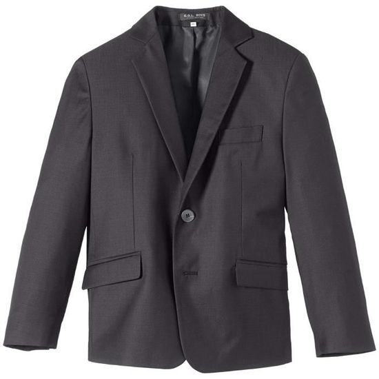 Veston Garçon G.O.L. - 67% Polyester 33% Viscose, Col Cranté, Manches Longues, Lavage Main