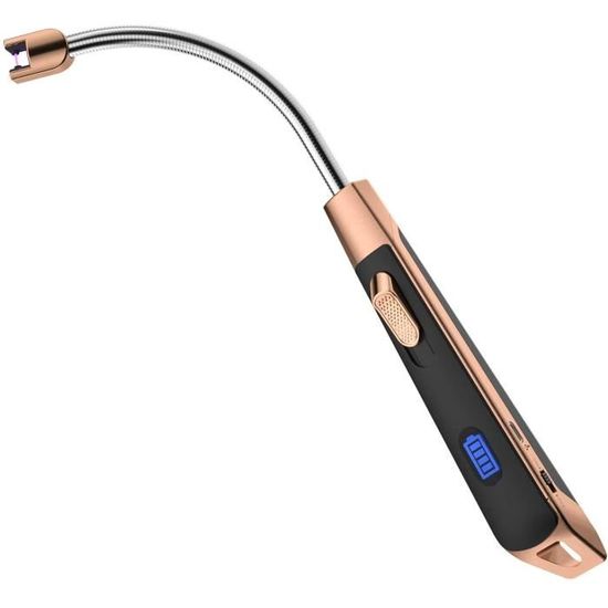 Briquet électronique Arc Plasma Rechargeable USB-C - Gravure Personnalisable, Motifs Animaliers, Coupe-vent, écran LED - 10