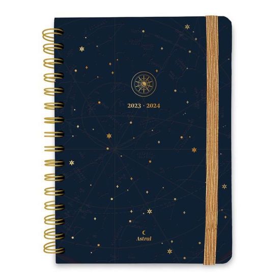 Agenda scolaire 20232024 Astral Semaine de 12 mois A5 Cdiscount