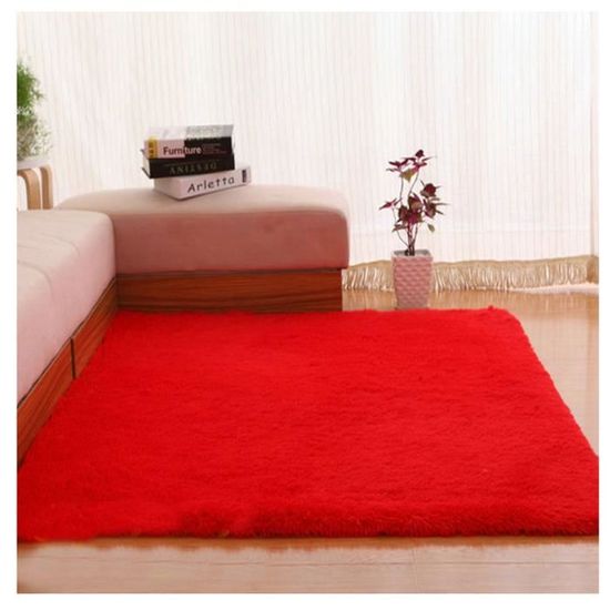Highdi Tapis de Salon à Poils Longs Tapis Couleur Unie, Classique Doux Moelleux Grand Tapis Tapis de Chambre Antidérapant Confortable Tapis Shaggy pour Chambre Salon Couloir (Étoile,160x230cm