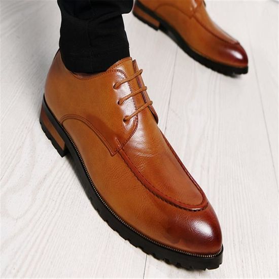chaussures homme cuir marron