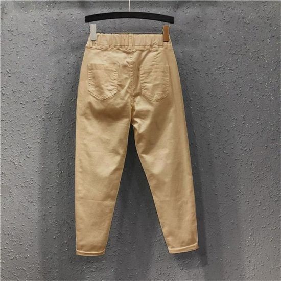 Pantalon à Neuf Points En Coton Et Lin Printemps Et été Pantalon