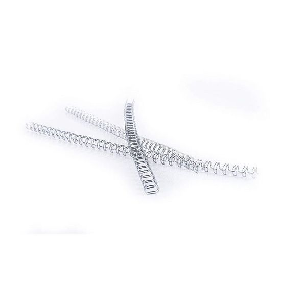 100 Anneaux De Reliure Métal 7.9mm Argent PAVO - Pour Relieuse 34 Boucles - Reliure Propre Et Durable