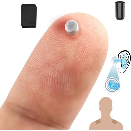 Oreillette Bluetooth Espion Vip Pro Ultramini - Micro Invisible Pour Appels