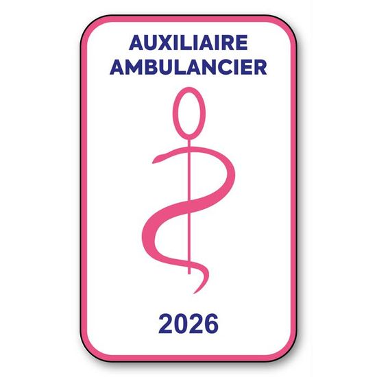 Autocollant Caducée Vierge (sans Date) Pour Pare-brise - Fabriqué En France - Décoratif