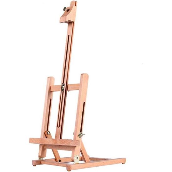 Katmerio Lot De 2 Chevalets Bois Mini Pliable 23x40cm - Pour Peinture, Affichage Photo Et Dessin