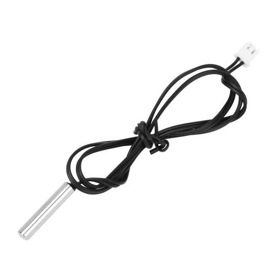 Sonde Température NTC 100K B3950 - Thermistance Numérique Précise, Câble 50 Cm, Cosse 4 Mm - Pour Systèmes Thermiques, Appareils Ménagers - 1