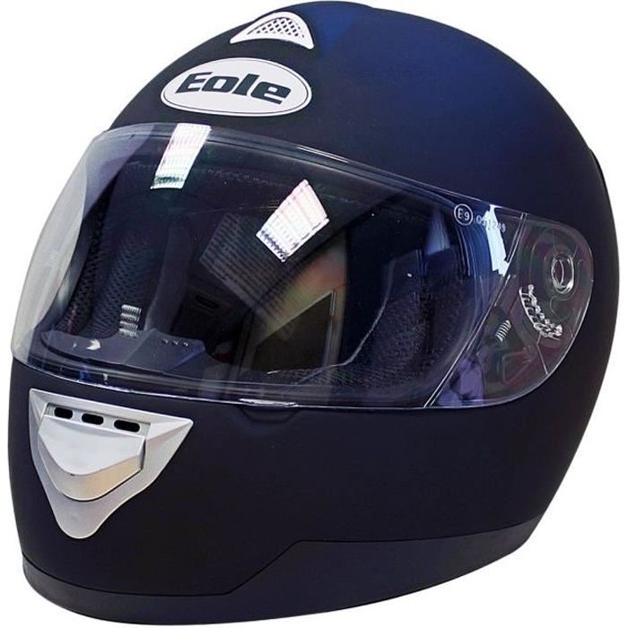 EOLE Casque Moto Intégral Noir Mat