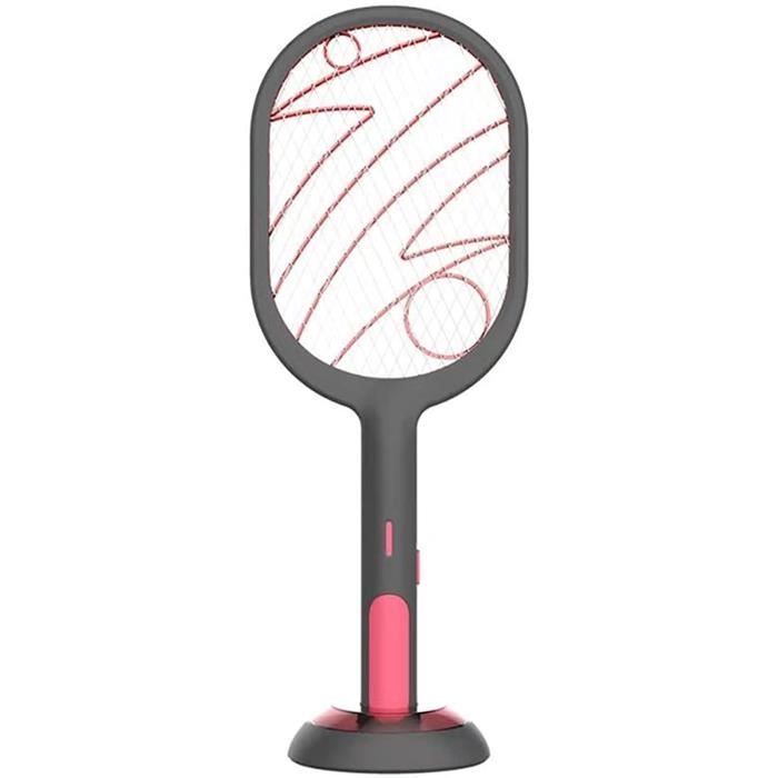 PULIVIA Tapette à Moustiques Électrique Pliable Rechargeable - Lampe LED Anti-Insectes USB Pour Intérieur Et Extérieur