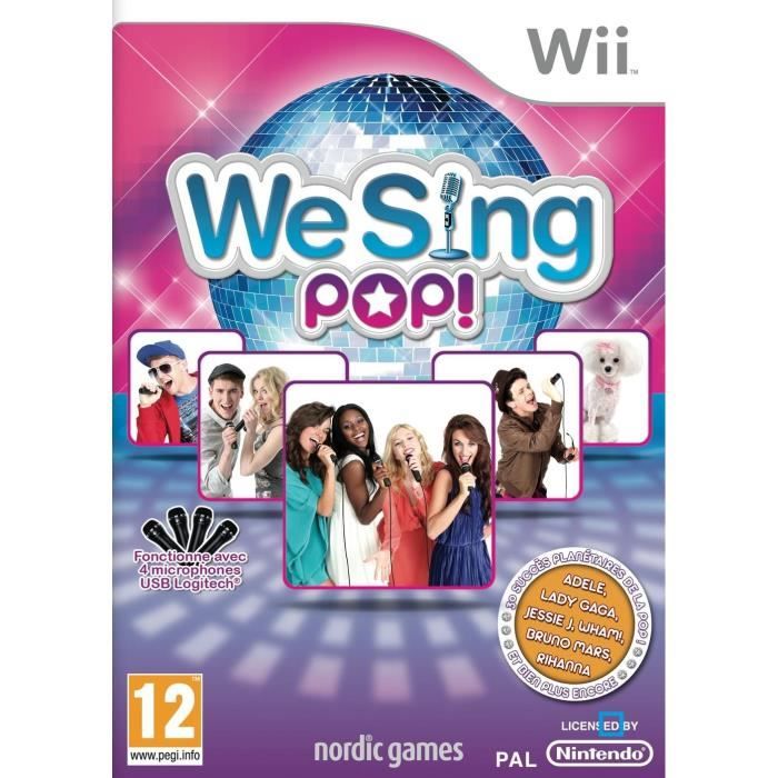Just For Games We Sing Pop / Jeu Console Wii