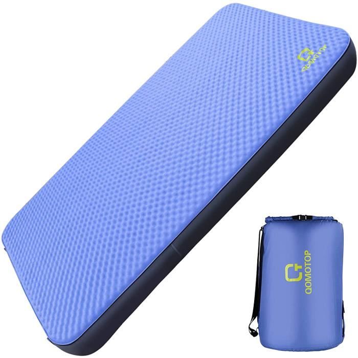 Matelas Autogonflant Ultra Epais QOMOTOP, Lit d'Invité Portable au Sol Enroulable 80\