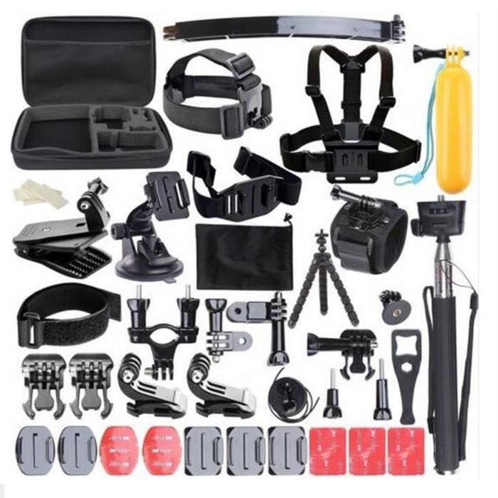 Pour Kit complet d'accessoires de 50 pièces Kit GoPro HERO 6 5 Hero 1 2 3 3 Action Camera Set MN19