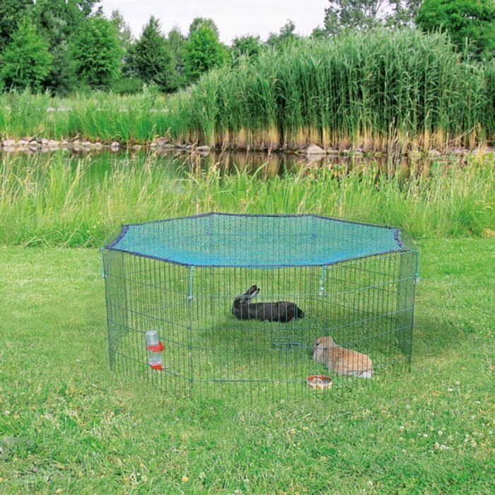 Magnifique TRIXIE Enclos exterieur avec filet protecteur 60 x 57 cm Vert