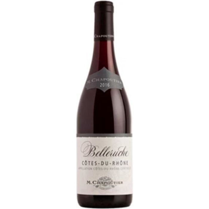 Vin rouge, Cotes du Rhone, Michel Chapoutier, Belleruche 2019 Rouge