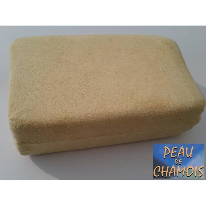 Peau de chamois 13 x 8 x 4 cm (pour entretien voiture)