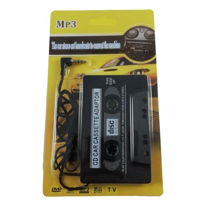 Adaptateur Autoradio à Cassette Voiture Mp3 CD Radio Jack 3,5mm Smartphone