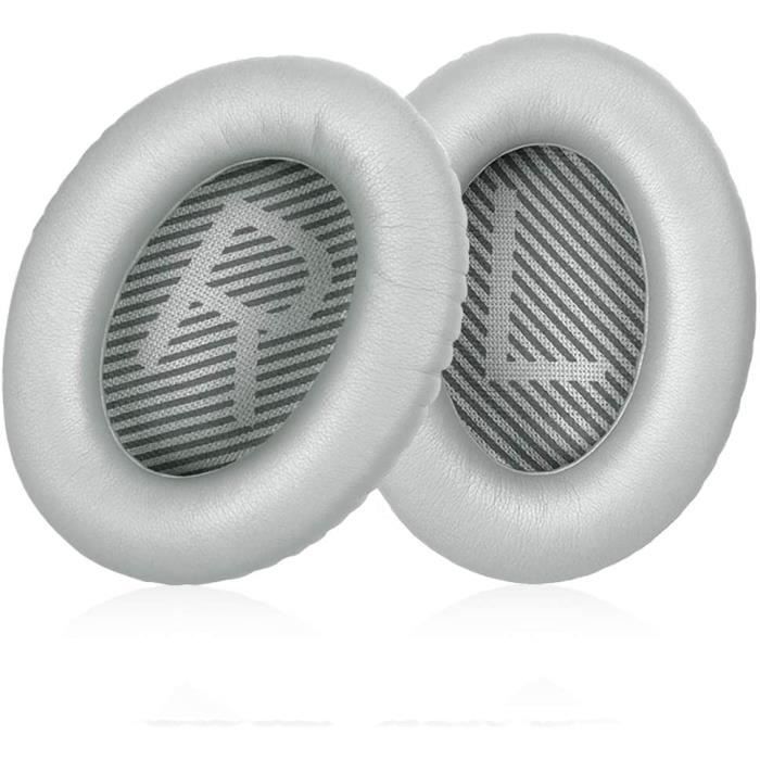 Coussinets de Remplacement pour Casques Bose Quiet Comfort QC 2 15 25 35 AE2 , Argent