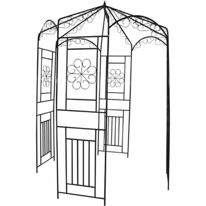 Luxueux Magnifique-Gloriette Luxueux Magnifique-Arches de jardin pour Plantes Grimpantes et Rosiers -160 cm ☺6899