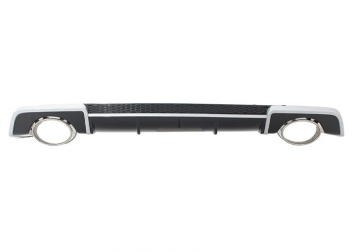 Pare-chocs Arrière Valance Diffuseur et embouts d'échappement Pour Audi A3 8V Berline 2012-2015 Diffuser RS3 Design