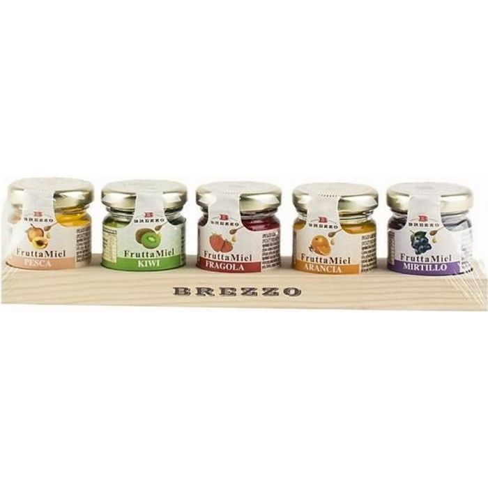 Fruttamiel: Coffret 5 Miels de fruits 190gr