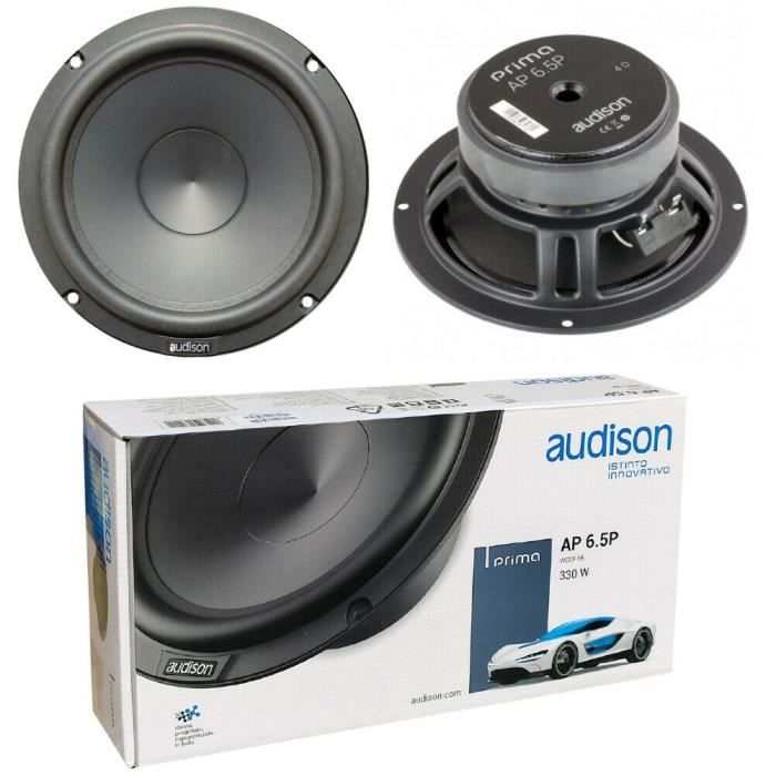 2 WOOFER AUDISON PRIMA AP6.5P Haut-parleur 16,5 cm 165 mm 6,5\