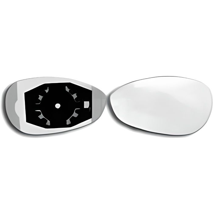 Miroir Glace rétroviseur extérieur gauche FIAT GRANDE PUNTO depuis 2005, à clipser, Neuf.