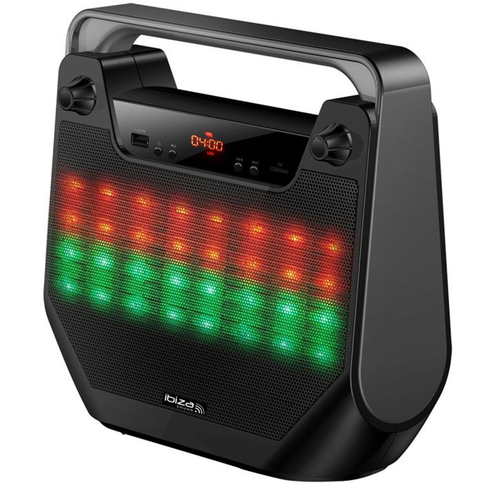 Enceinte lumineuse bluetooth active autonome 4--10CM - BT-USB-SD