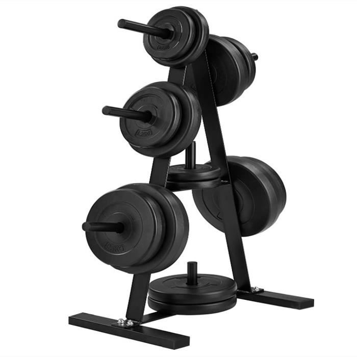 JEOBEST® Rack de rangement pour poids et haltères | Capacité de charge à 200 kg