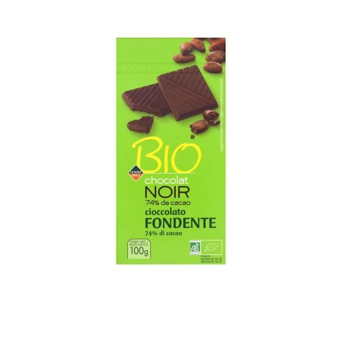 Tablette chocolat noir bio - 100g