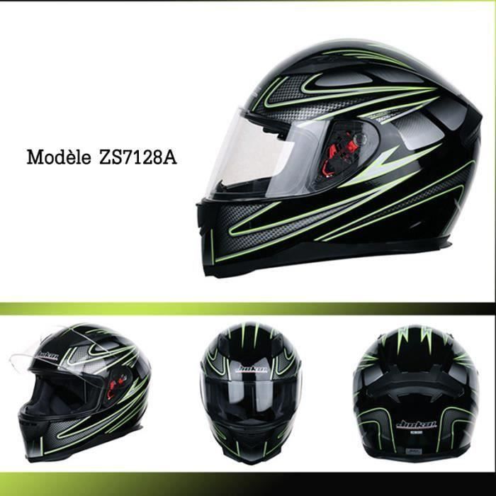 Casque Moto Scooter Adulte Casque de Marque Motocross Racing Armure complète Casque mat Motocross Pleine Couverture Casque