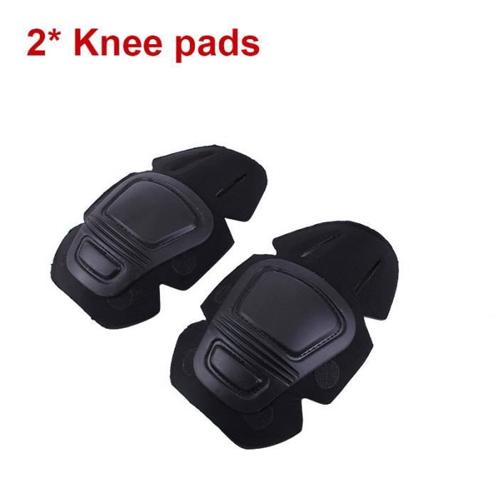 PROTEGE-CHEVILLES - CHEVILLERE,COYOCO militaire tactique g2 g3 combinaison grenouille genouillères et - Type 2 Knee pads Black