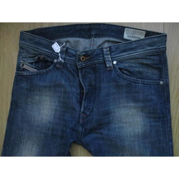 DIESEL HOMME JEANS DARRON REGULAR SLIM-TAPERED BLEU W29 L34 T/FR40/41....DHJ525
