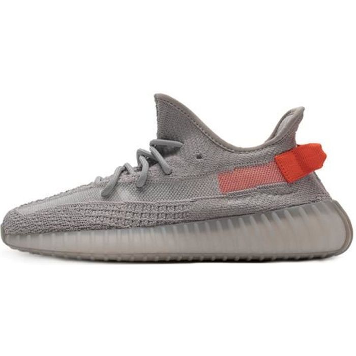 Basket Yezzy BOOST 350 V2 -Tail Light- Real Boost FX9017 Chaussures de Running Homme Femme - Gris