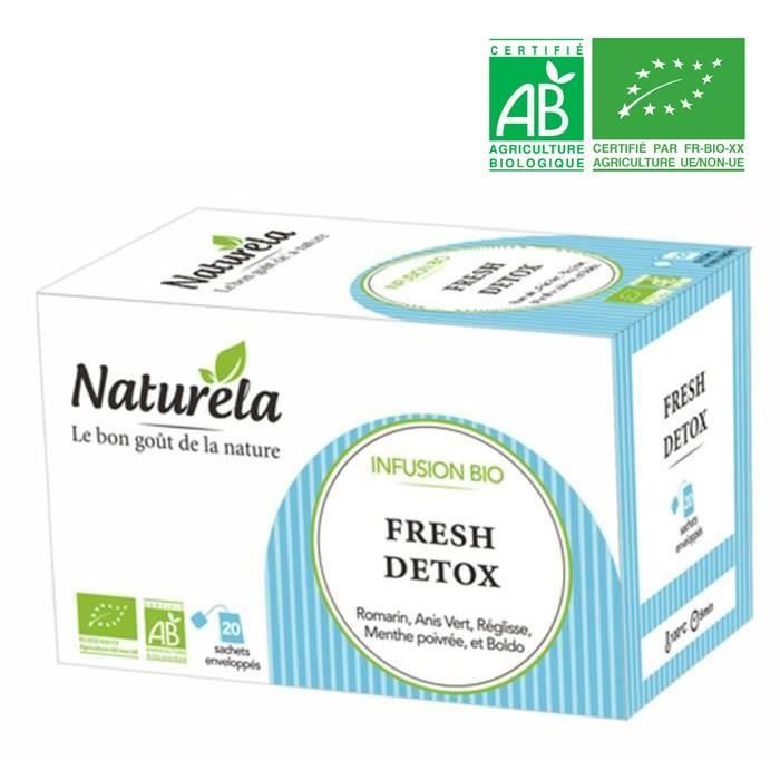 Naturela Tisane Fresh Detox Infusettes 20 x 1,5g Bio