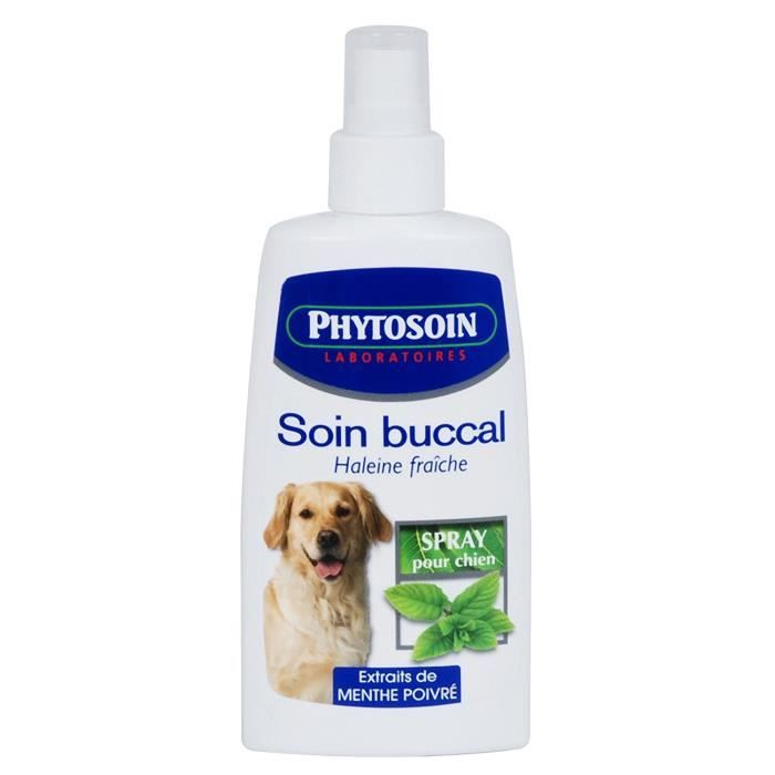 Phytosoin - 095221 - Chiens - Soin Buccal - Spray sans Gaz - 125 ml: Animalerie