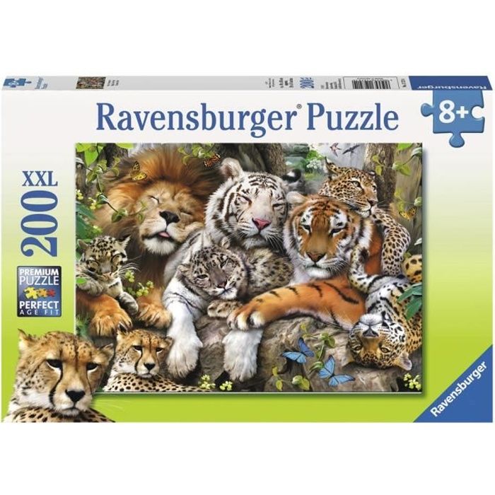 Puzzle 200 pièces XXL - Petit somme - Ravensburger - Puzzle Enfant 200 pièces - Dès 8 ans