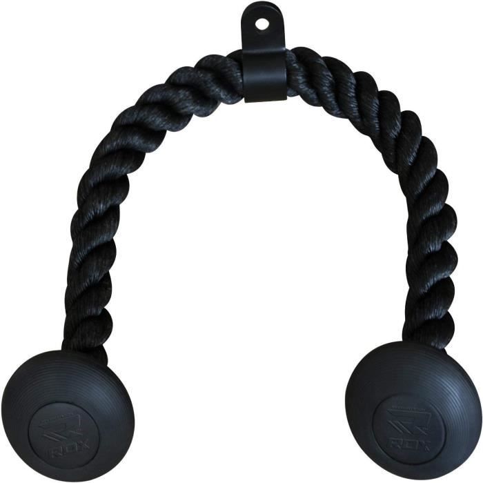 RDX Corde à Triceps Pour Appareils Musculation Câble Traction Pull Down Biceps Station Rope