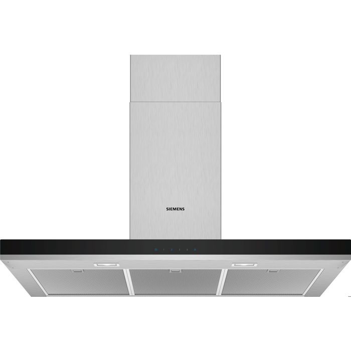 Siemens iQ300 LC96BHM50 Hotte hotte décorative largeur : 90 cm profondeur : 50 cm extraction et recirculation (avec kit de…