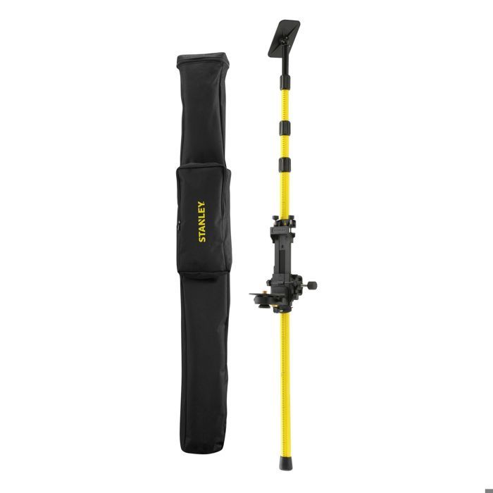 Stanley Pack 3 accessoires : canne telescopique + embase coulissante + support magnetique - 1-77-221