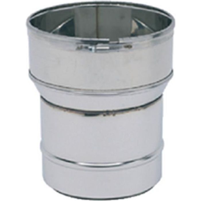 Ten Raccord poêle tube inox diamètre 125mm diamètre flexible 125 131 réf 123121