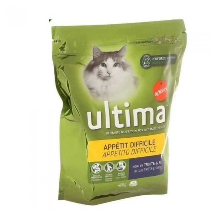ULTIMA Croquettes - Pour chat difficile - 400G