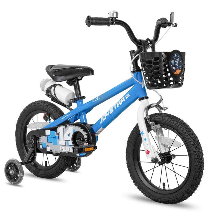 JOYSTAR Vélo enfant 14 pouces avec roues d'entraînement lumineuses