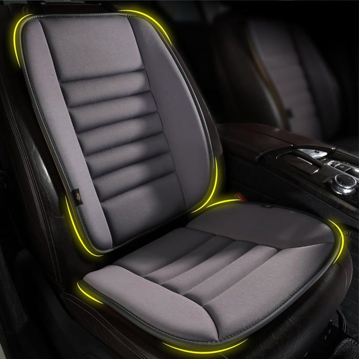 Coussin Siège Mémoire De Forme – Pour Voiture, Bureau Ou Canapé, Confort Et Soutien Même Lors De Longs Trajets - 11